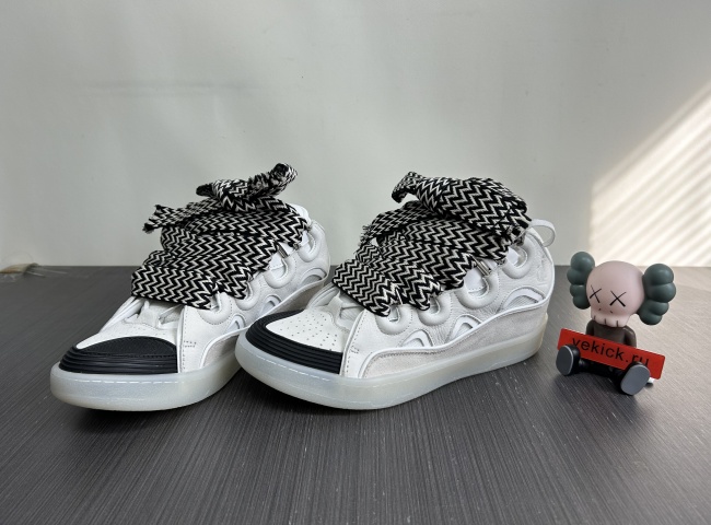 Lanvin Leather Curb Sneaker