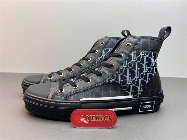 DR B23 OBLIQUE HIGH TOP SNEAKER BLACK