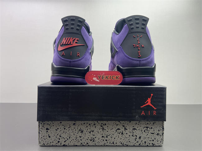 Air Jordan 4 Retro x Travis Scott Purple 766296LN4